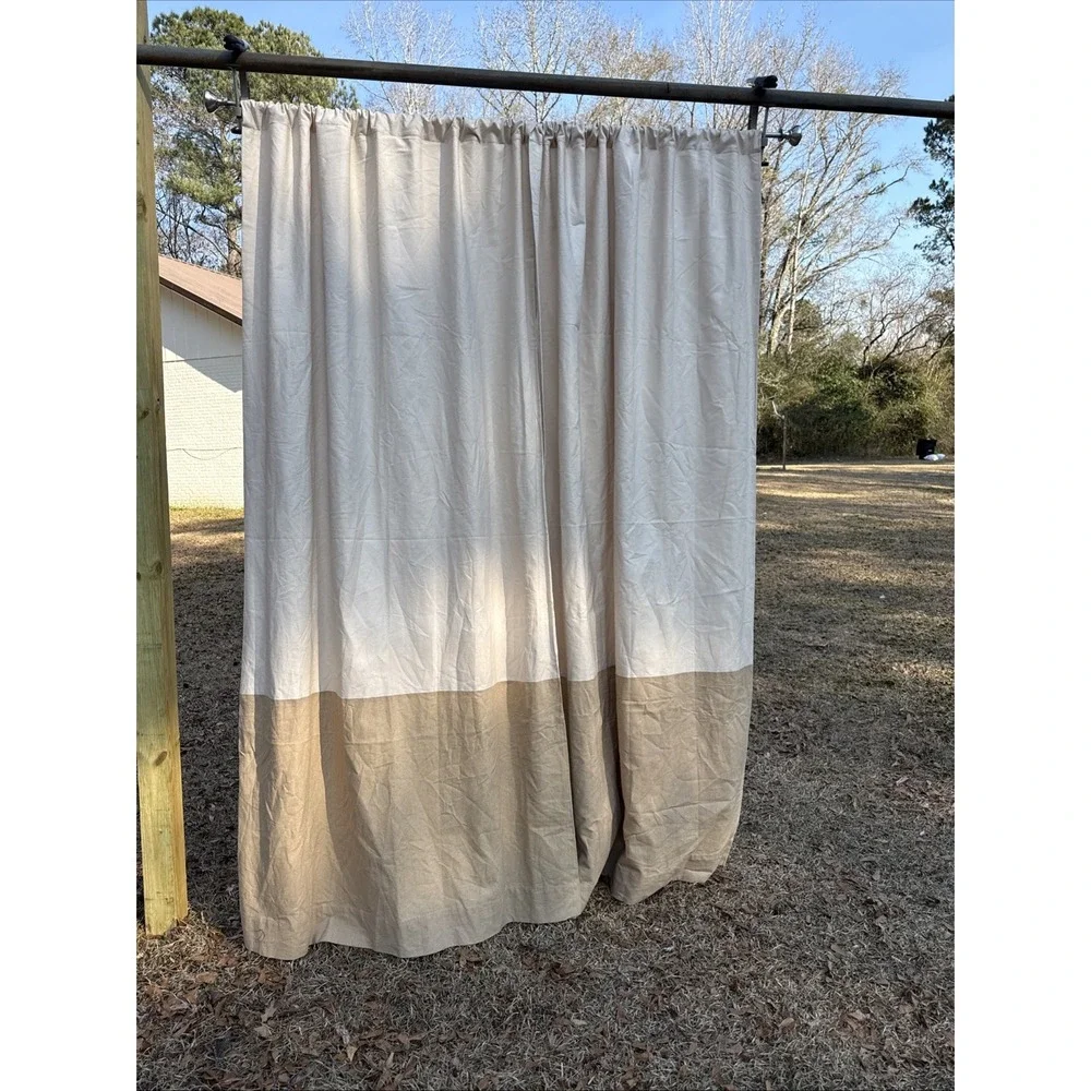Pottery Barn Beige On Tan 50 X 96